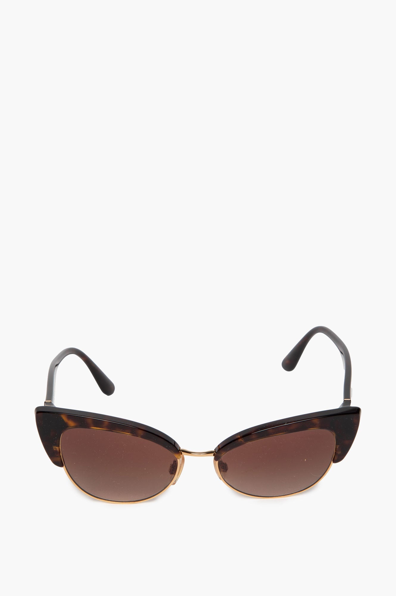 Dolce & Gabbana DG4346 Havana Tortoise Cateye Sunglasses