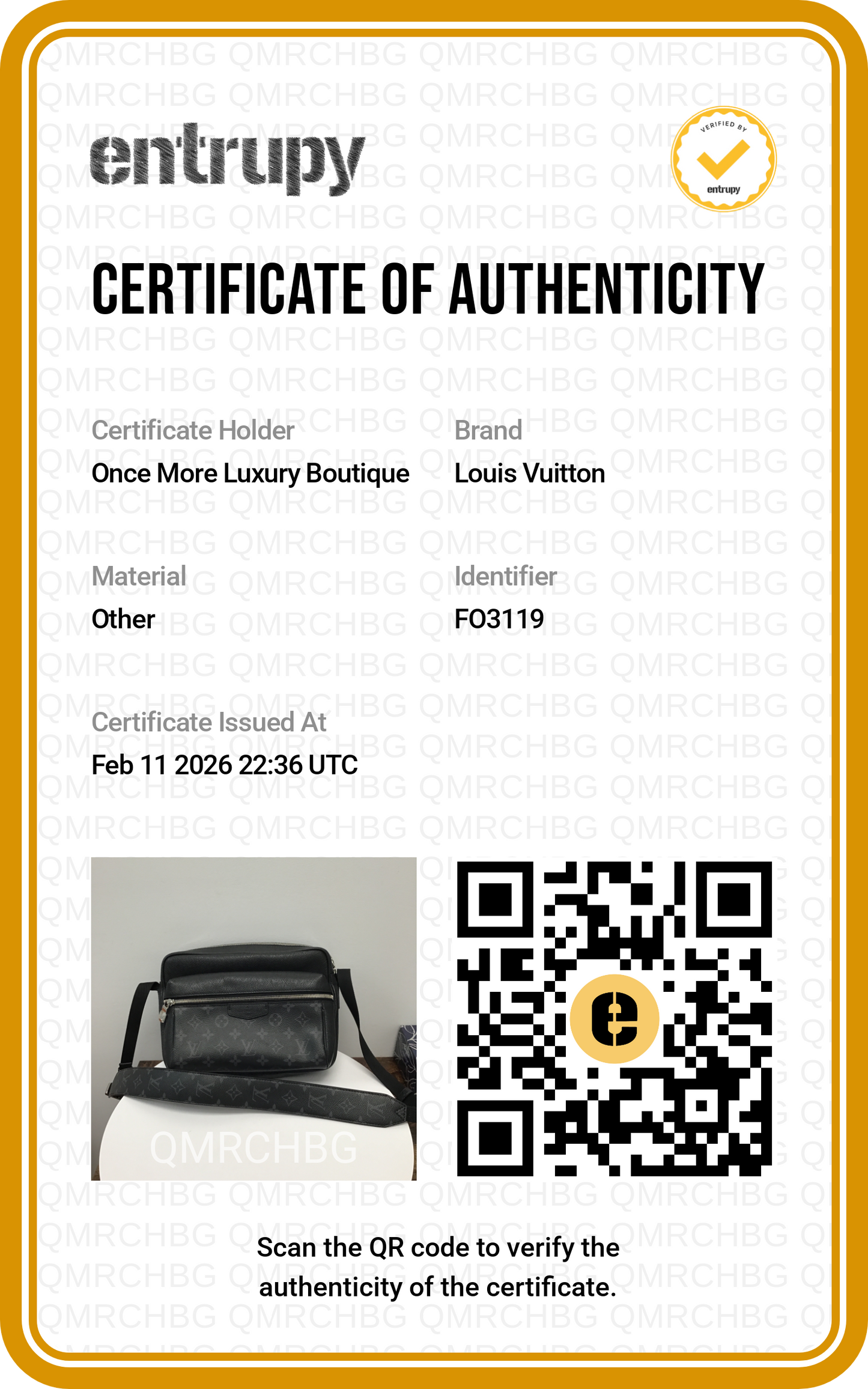 Louis Vuitton Monogram Eclipse Outdoor Messenger Bag