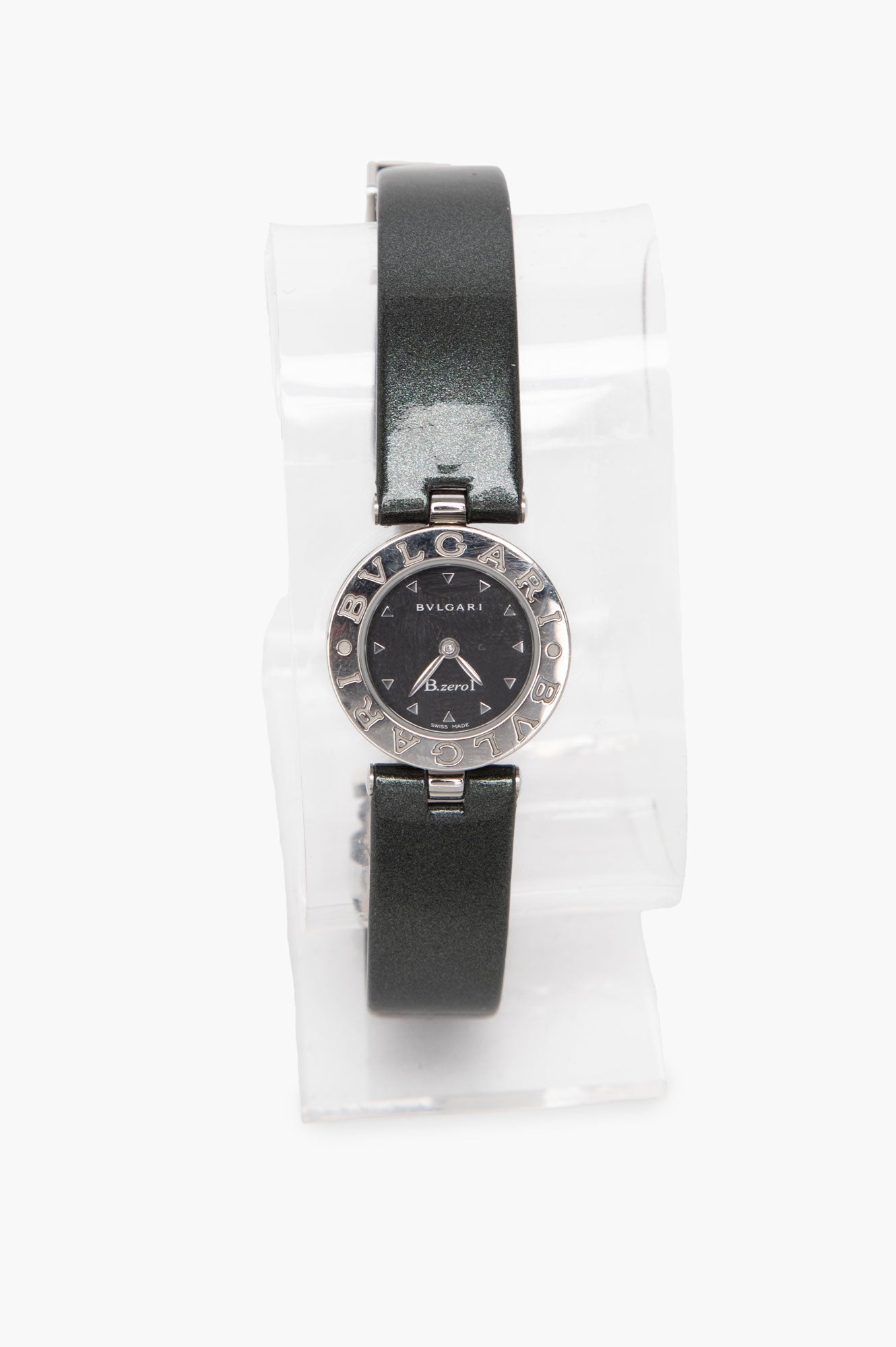 Bvlgari B.zero1 BZ22S Stainless Steel and Leather Watch