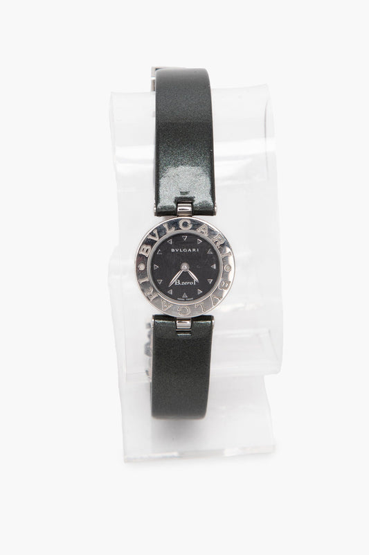 Bvlgari B.zero1 BZ22S Stainless Steel and Leather Watch
