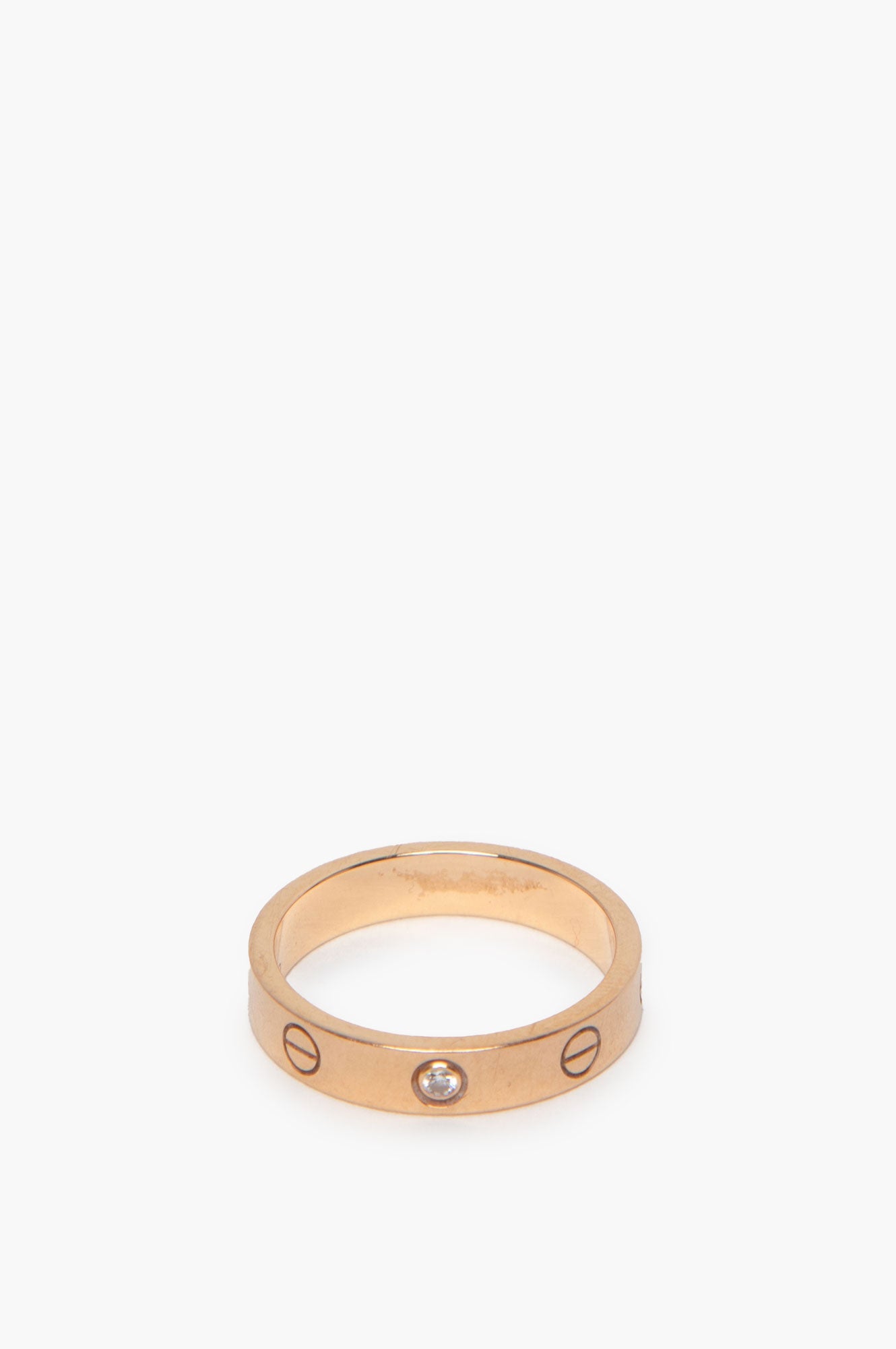 Cartier Love Ring With 1 Diamond Size 7.25