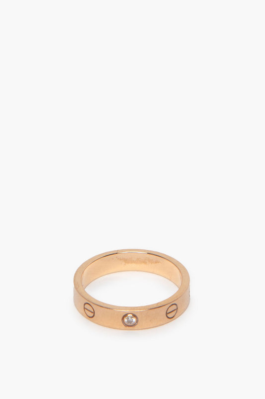 Cartier Love Ring With 1 Diamond Size 7.25