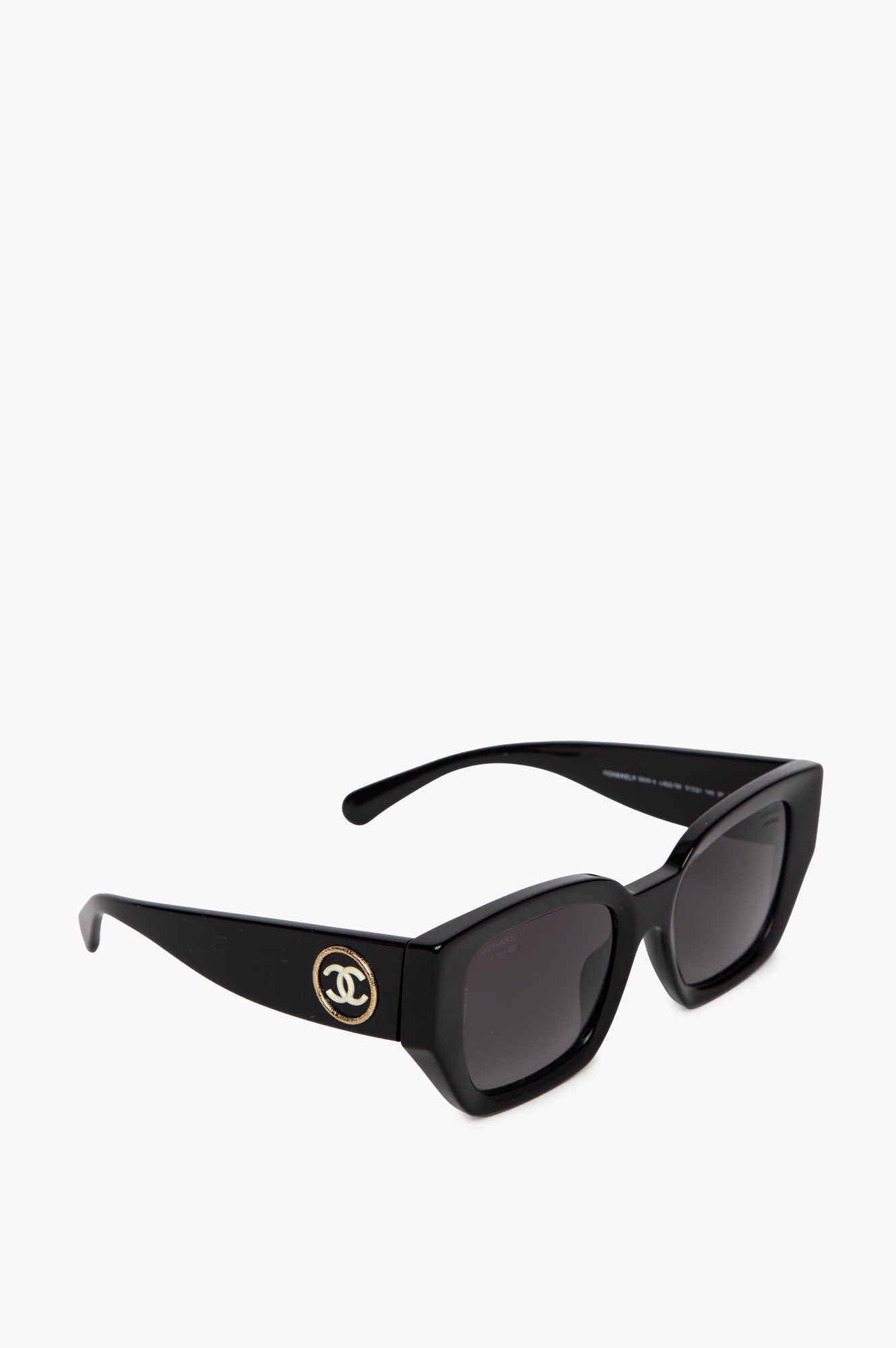 Chanel Gold CC 5506 Square Sunglasses