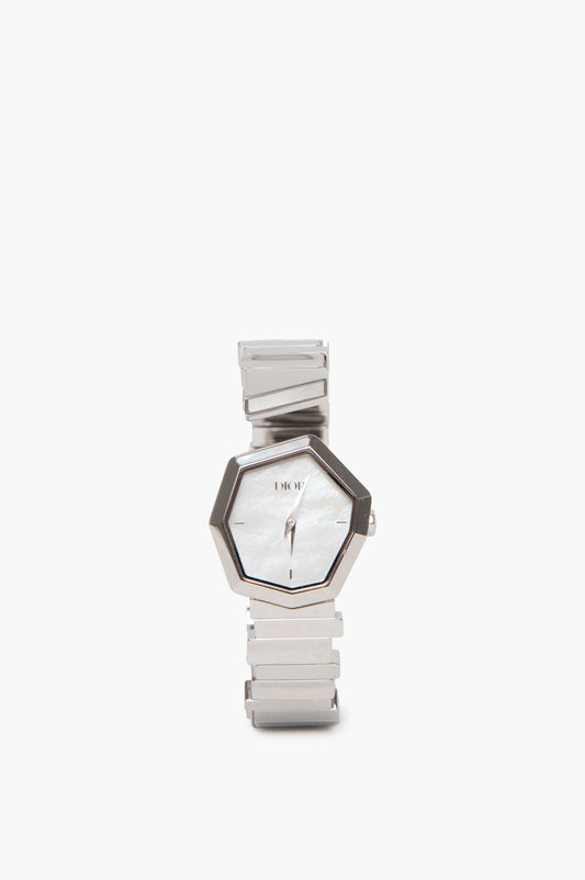 Christian Dior Silver Mother of Pearl Dial Watch