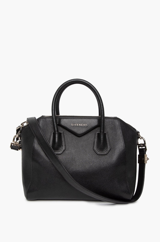 Givenchy Black Leather Small Antigona Bag