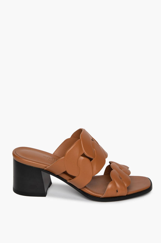 Hermès Naturel Nappa Gaby 60 Sandals Size 37