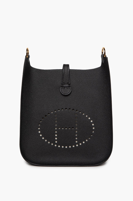 Hermès Noir Epsom Evelyne 16 TPM