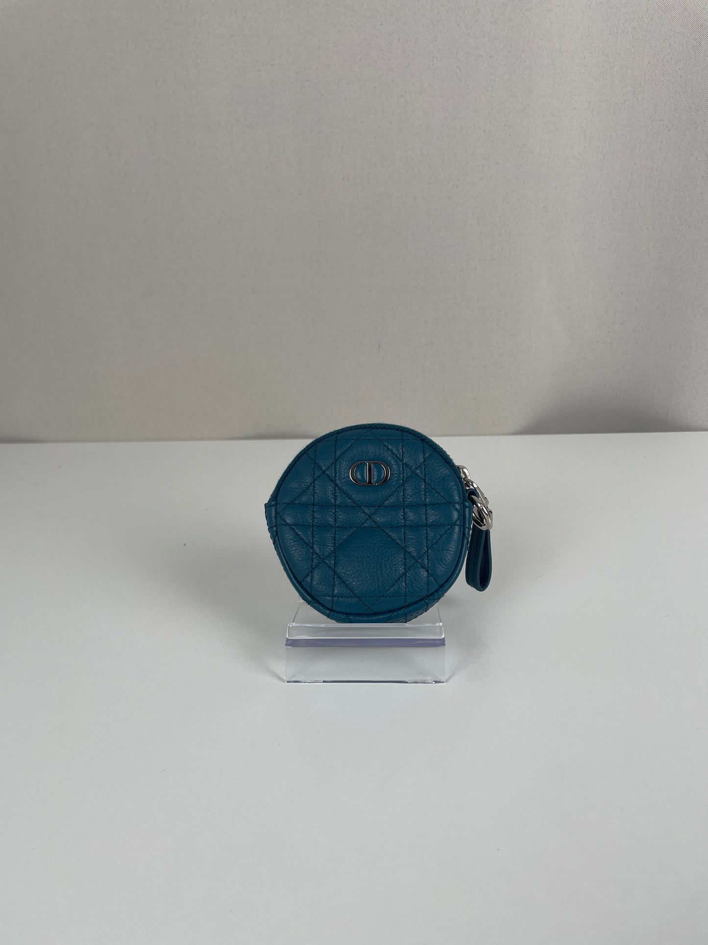Dior Blue Little Wallet Round