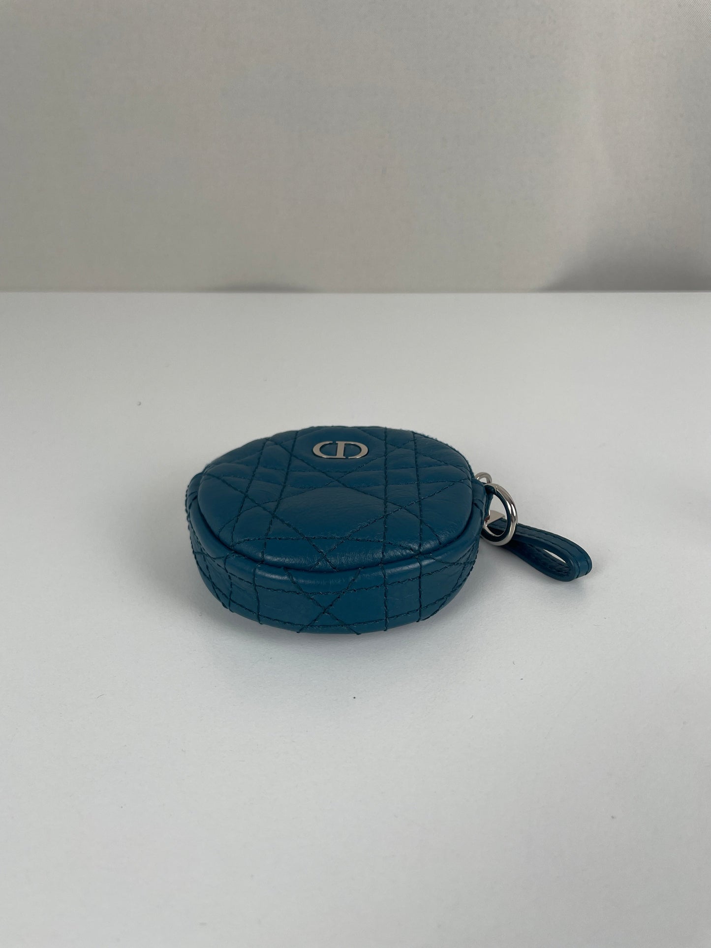 Dior Blue Little Wallet Round