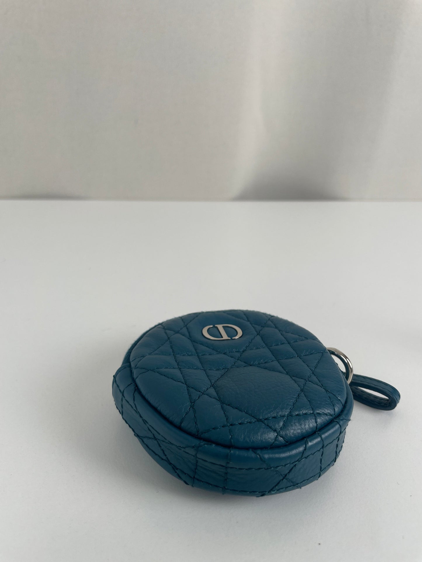 Dior Blue Little Wallet Round