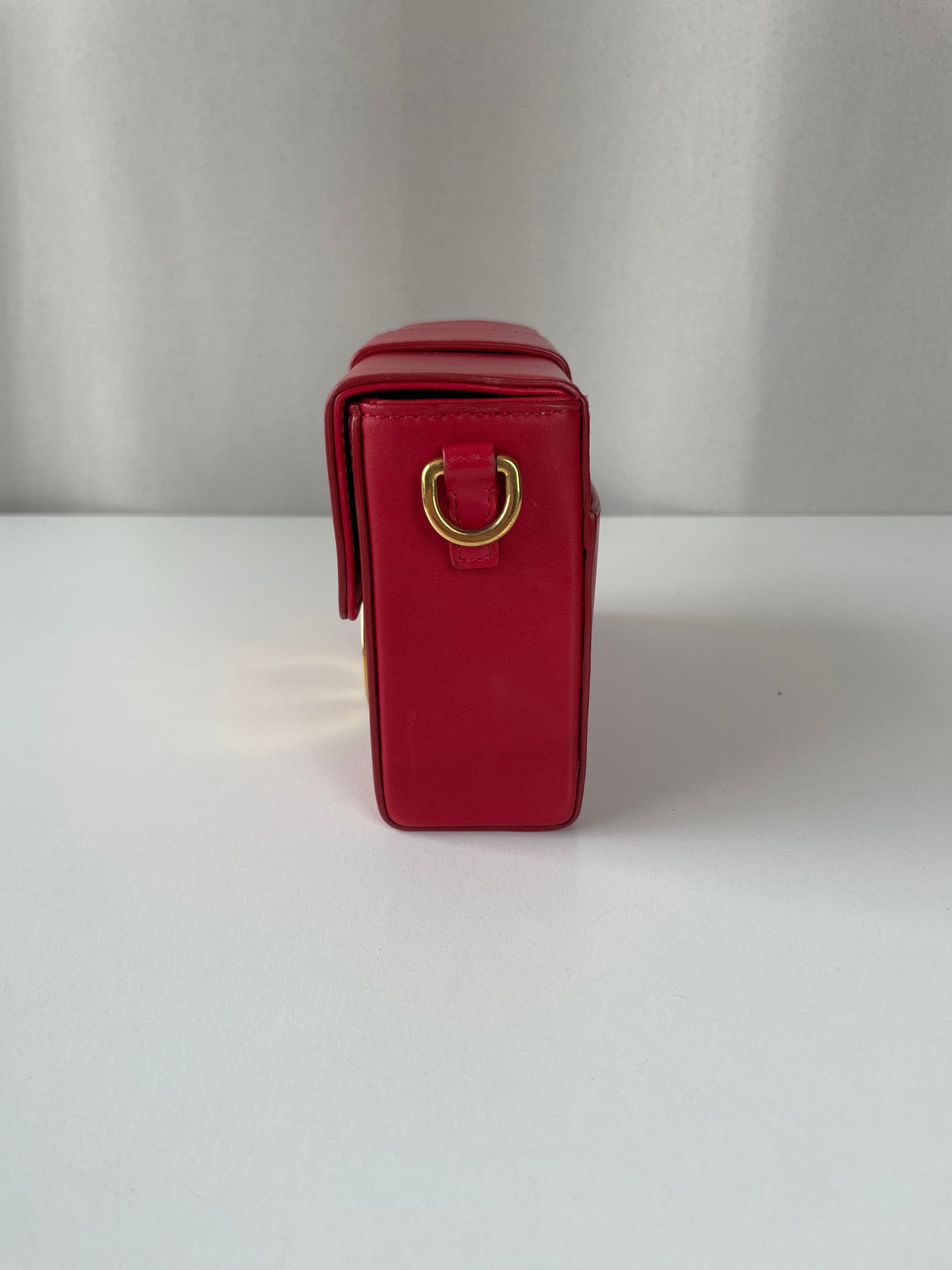 Dior Montaigne Small Red Gold Hardware