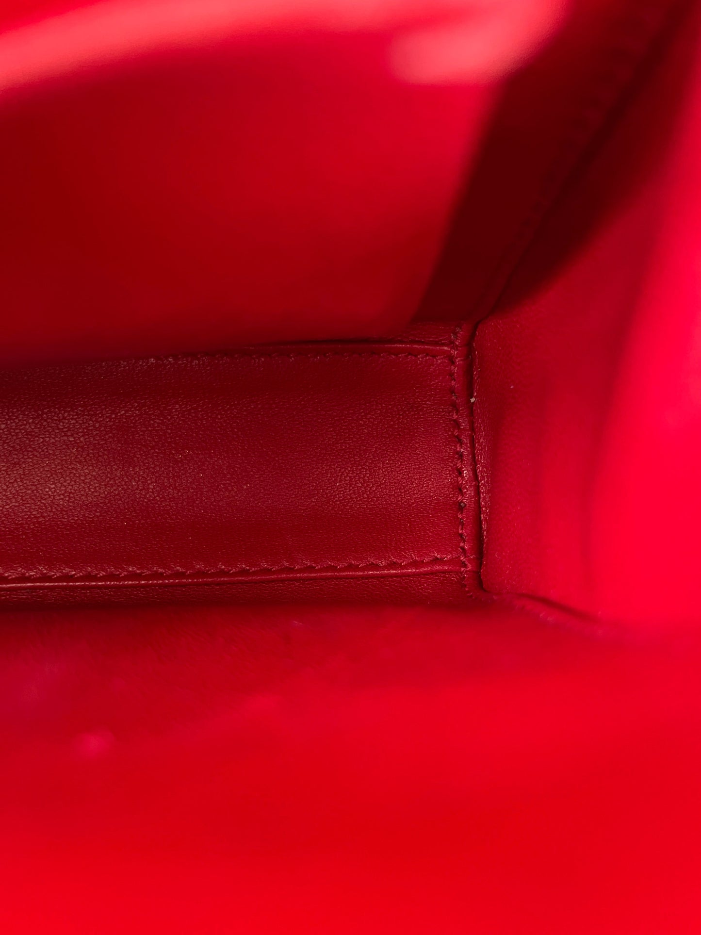Dior Montaigne Small Red Gold Hardware