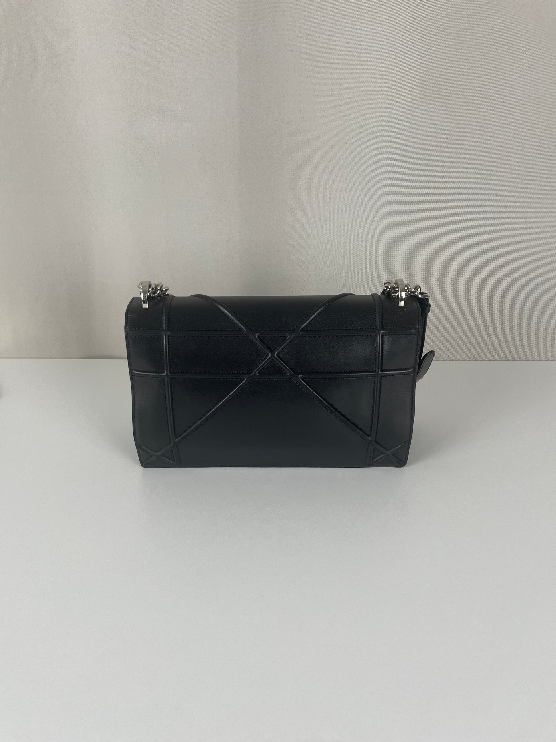 Dior Diorama black leather crossbody bag