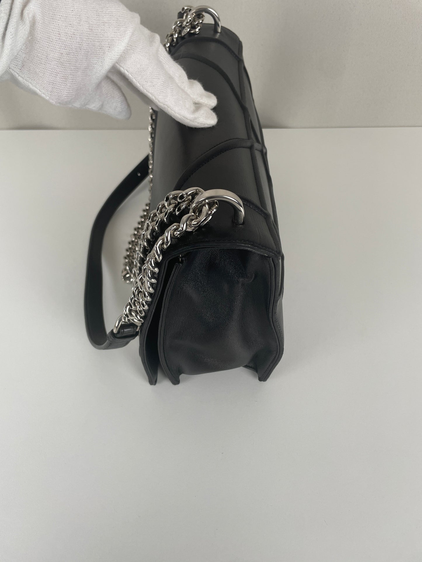 Dior Diorama black leather crossbody bag