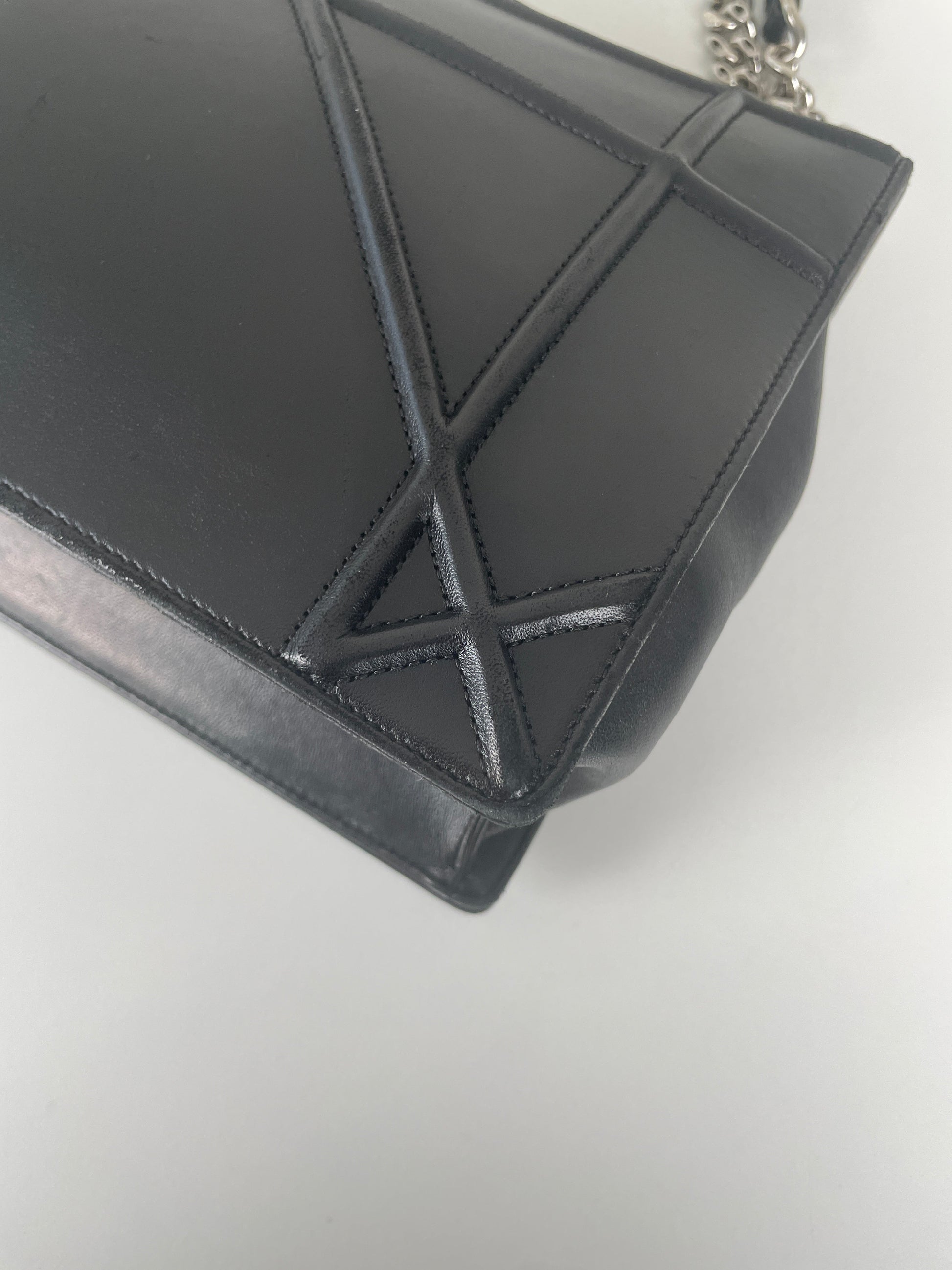 Dior Diorama black leather crossbody bag