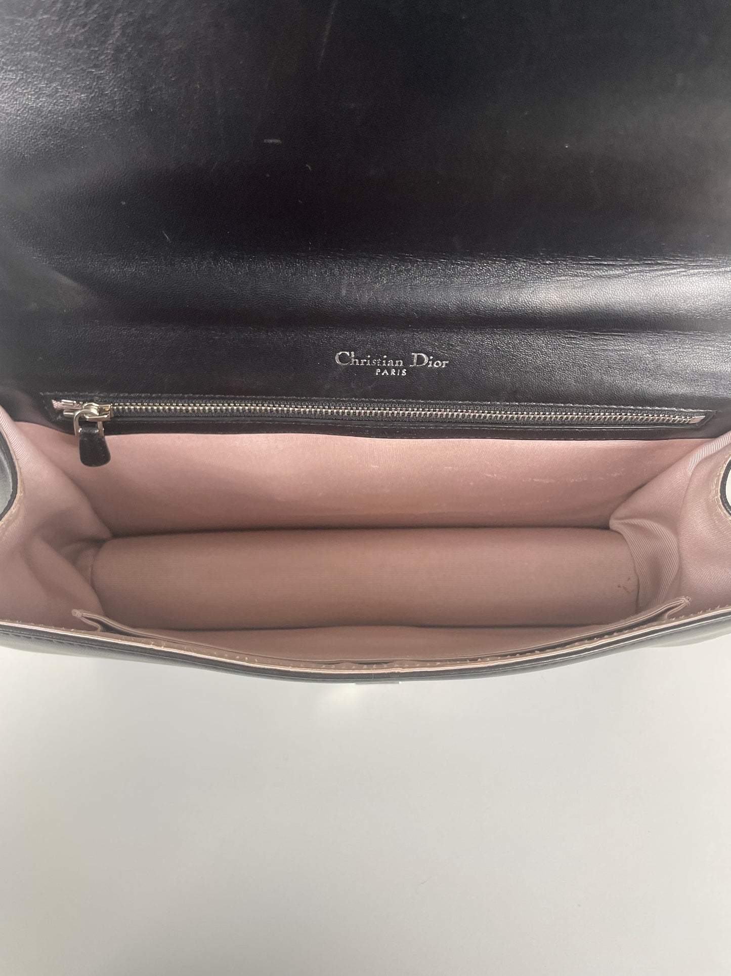 Dior Diorama black leather crossbody bag