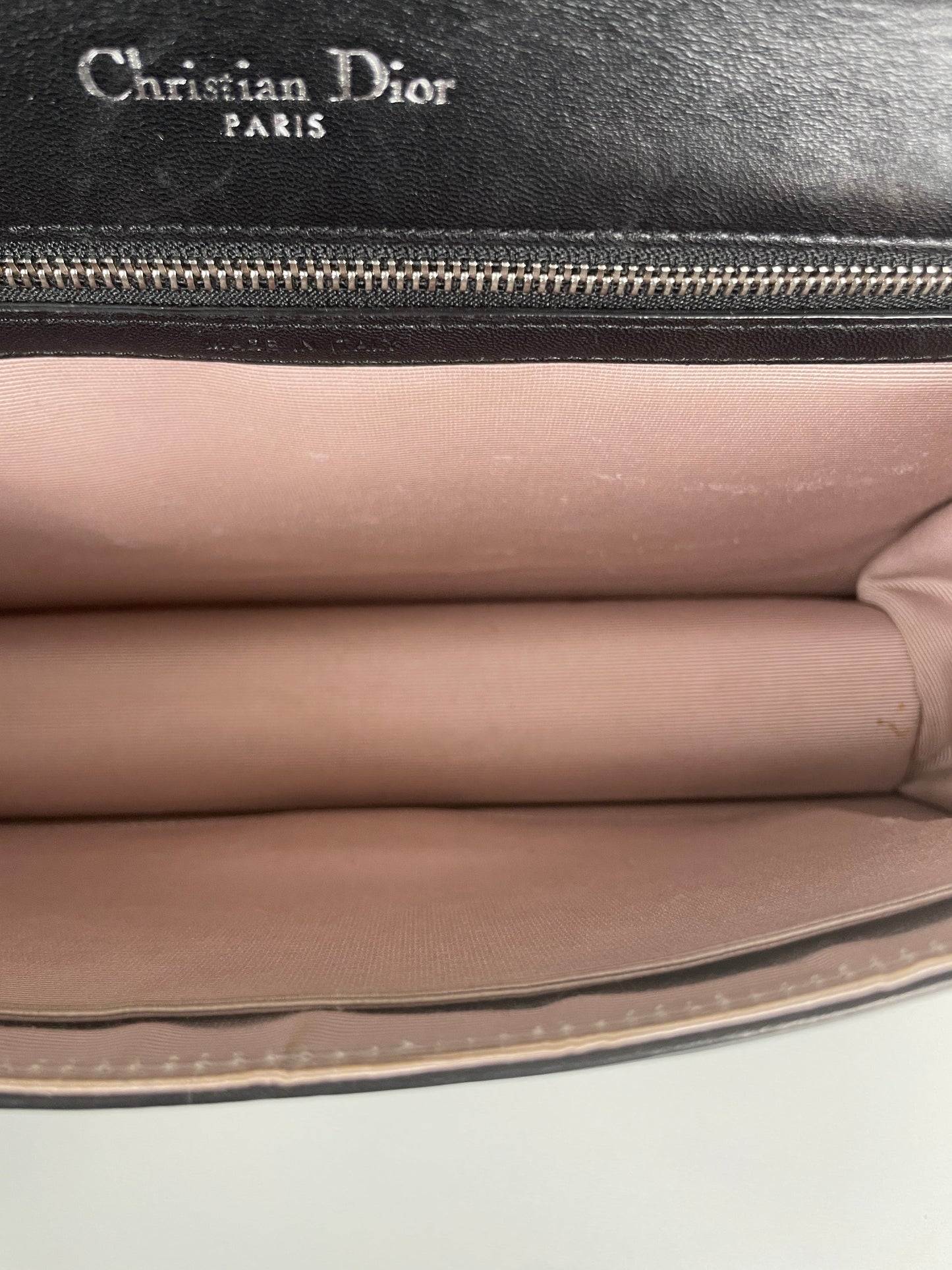 Dior Diorama black leather crossbody bag