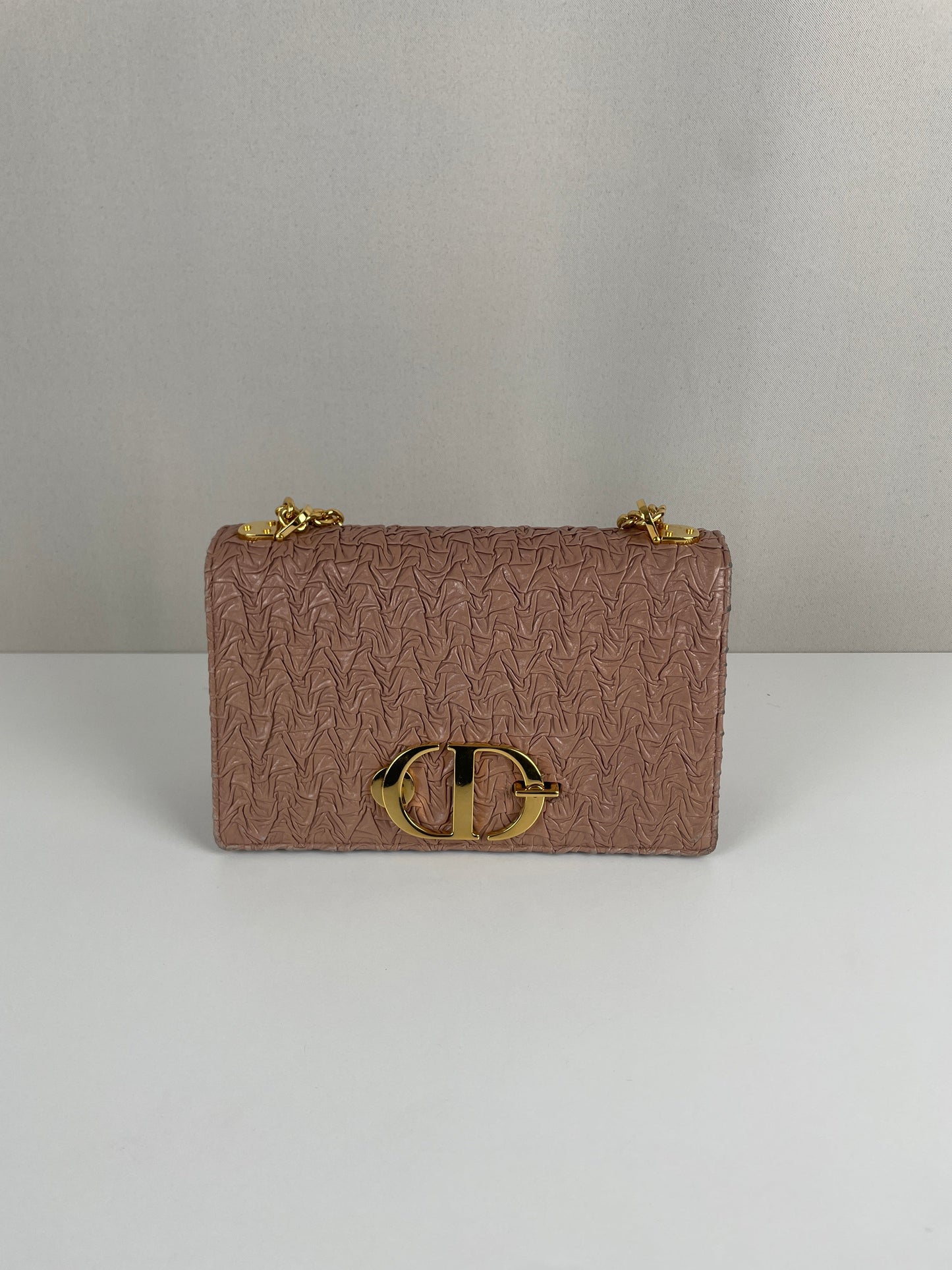 Dior 30 Montaigne beige pink gold hardware