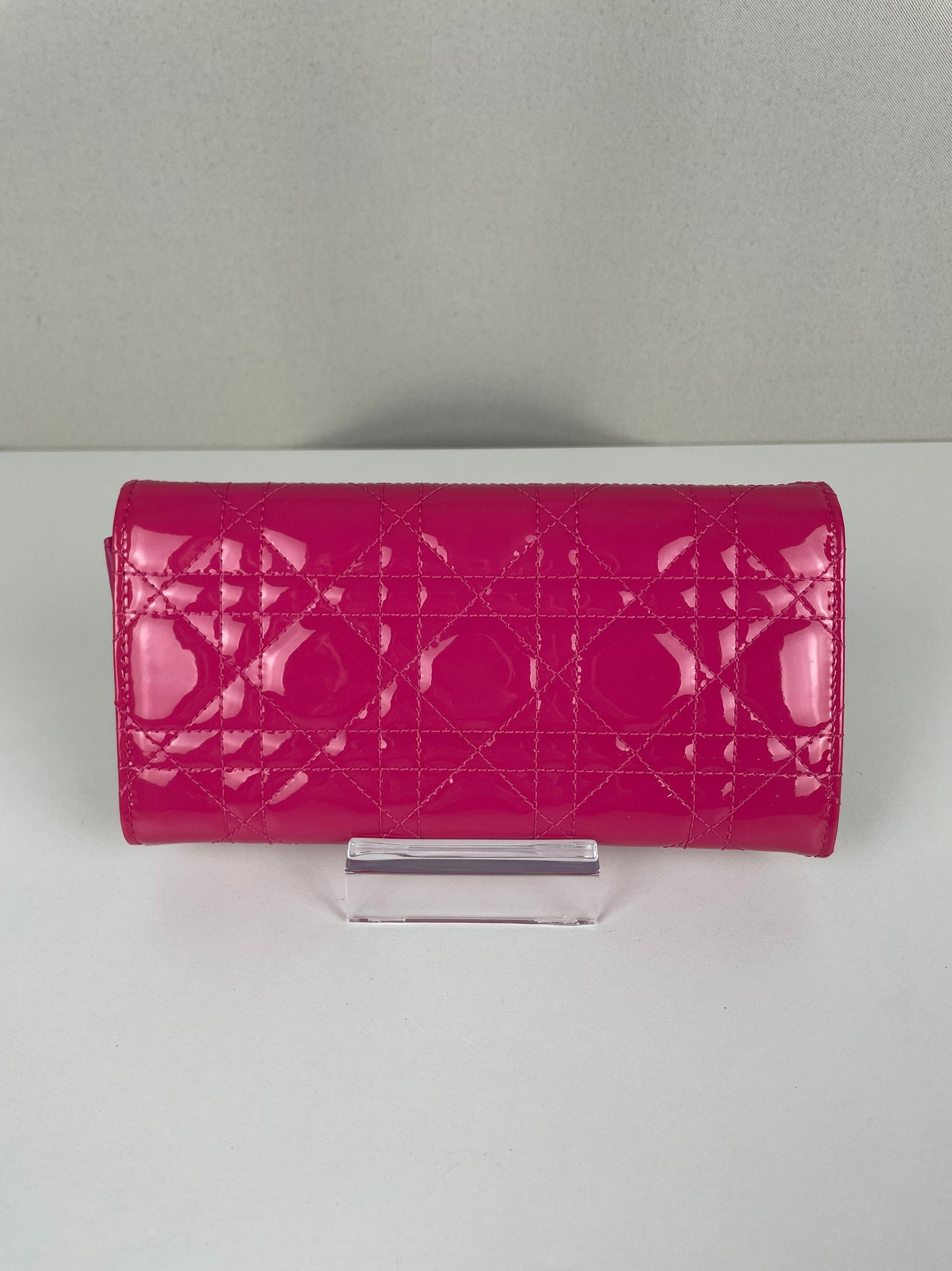 WOC Dior pink patent leather