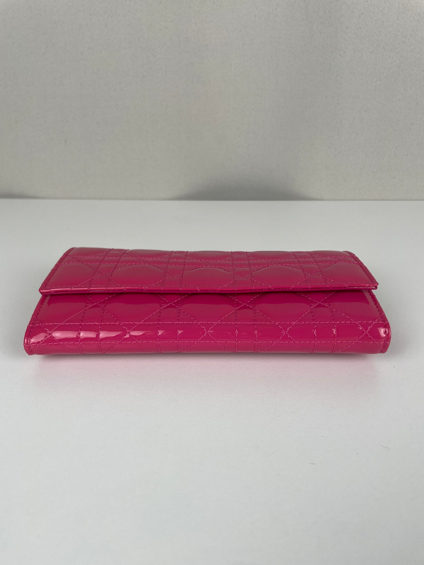 WOC Dior pink patent leather