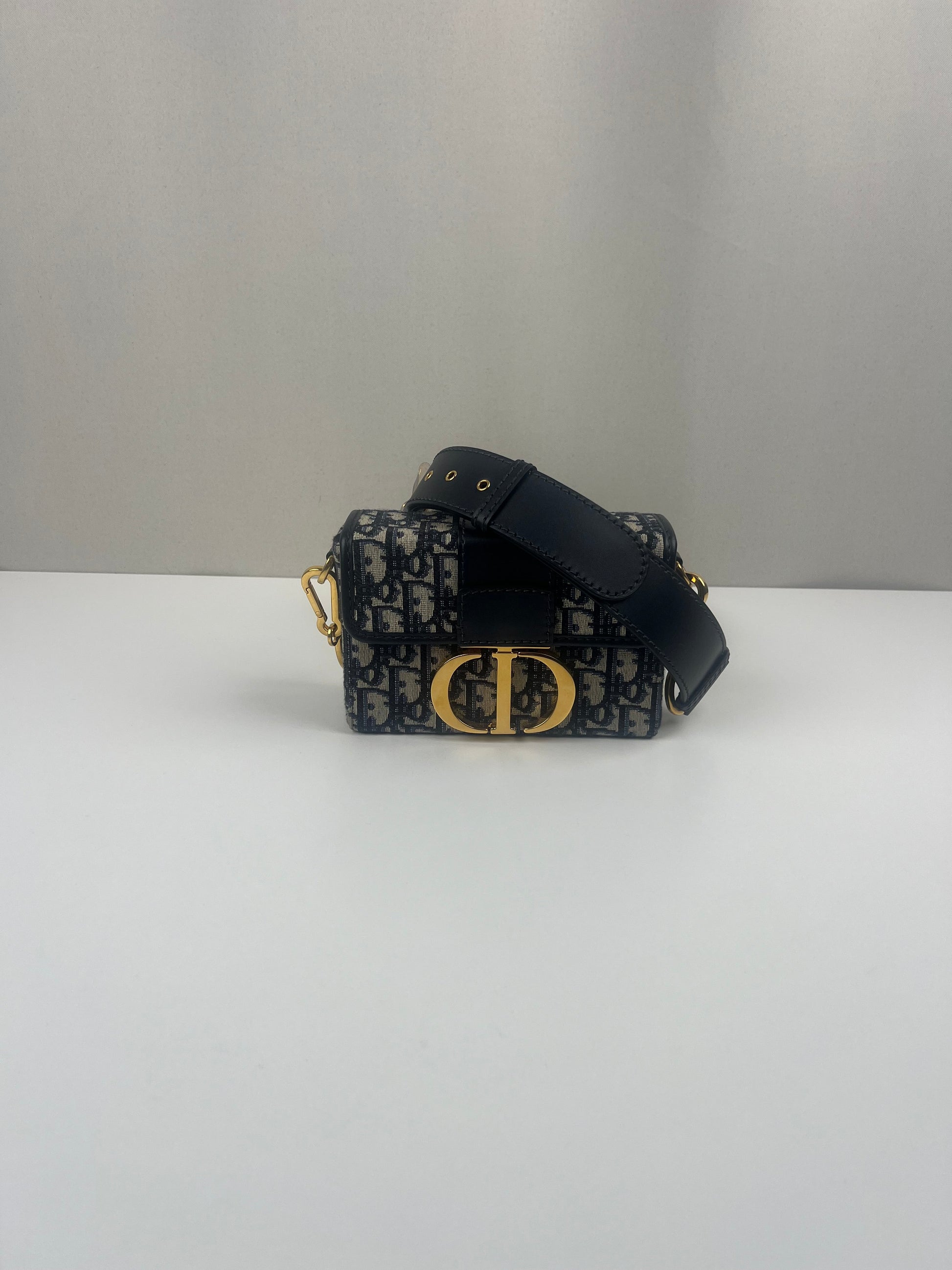 Dior petit 30 Montaigne oblique blue
