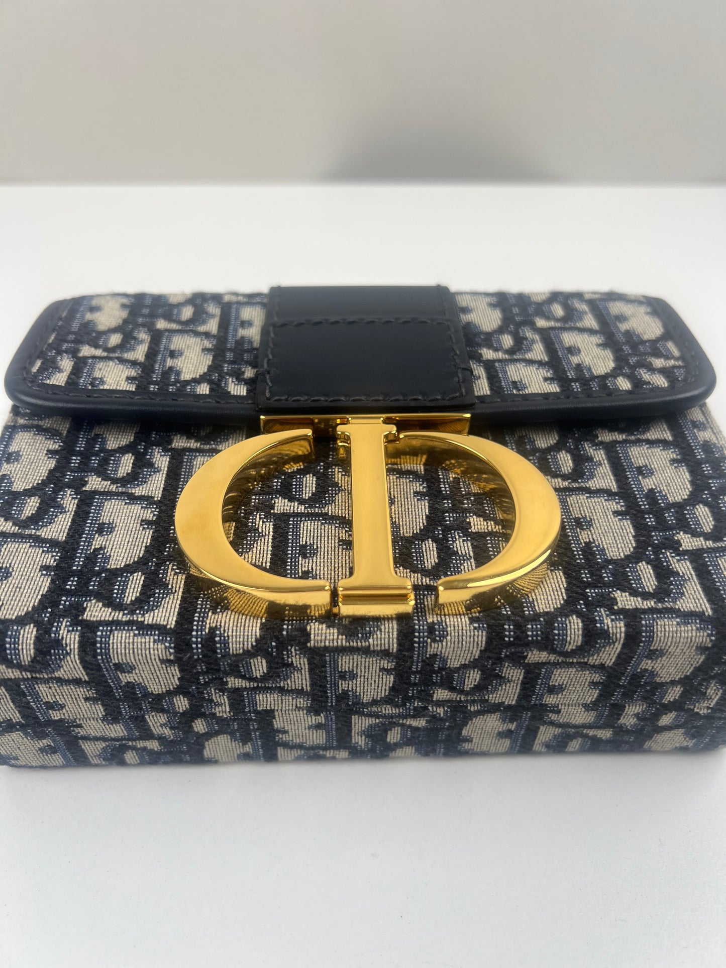 Dior petit 30 Montaigne oblique blue