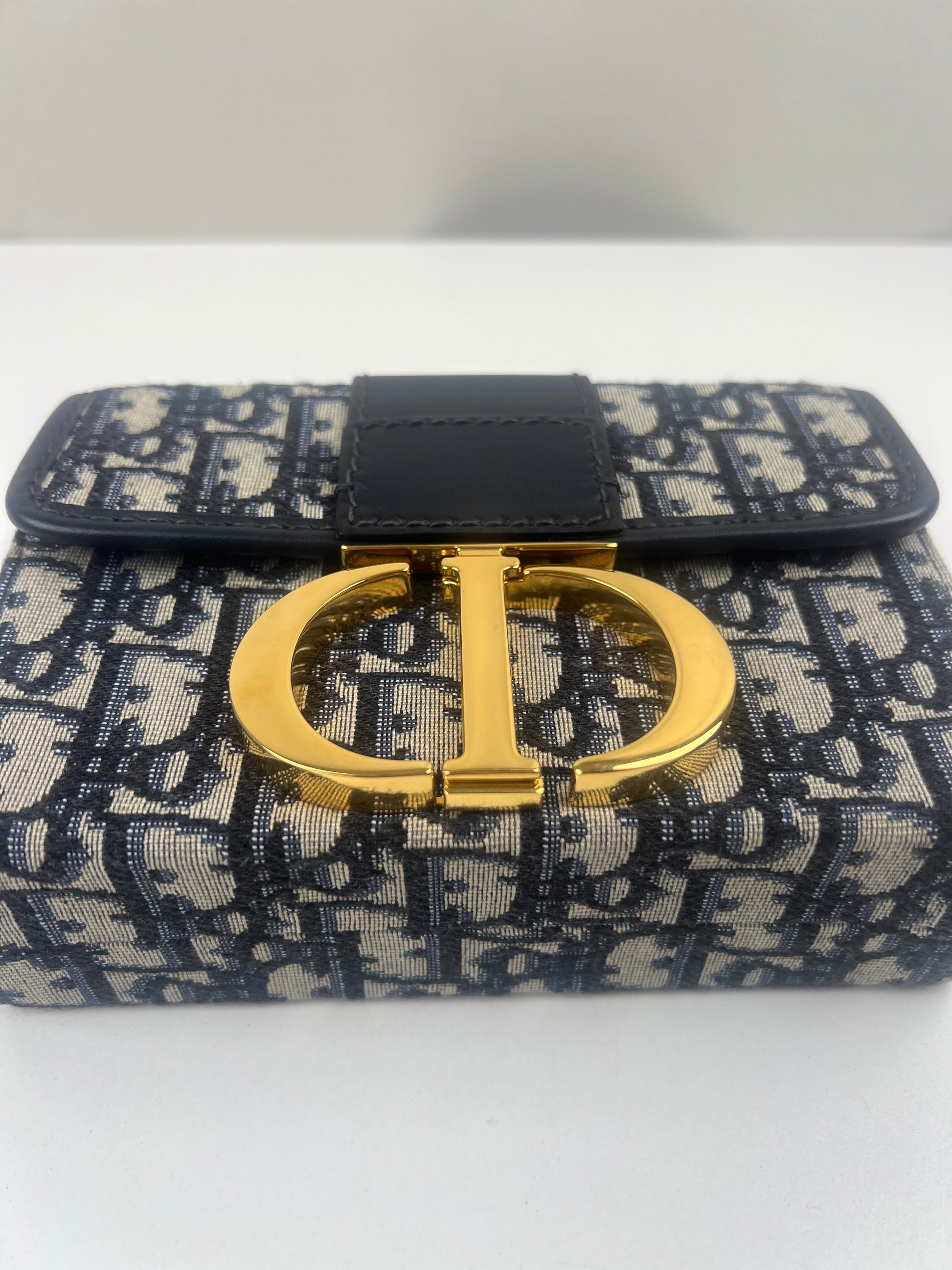 Dior petit 30 Montaigne oblique blue