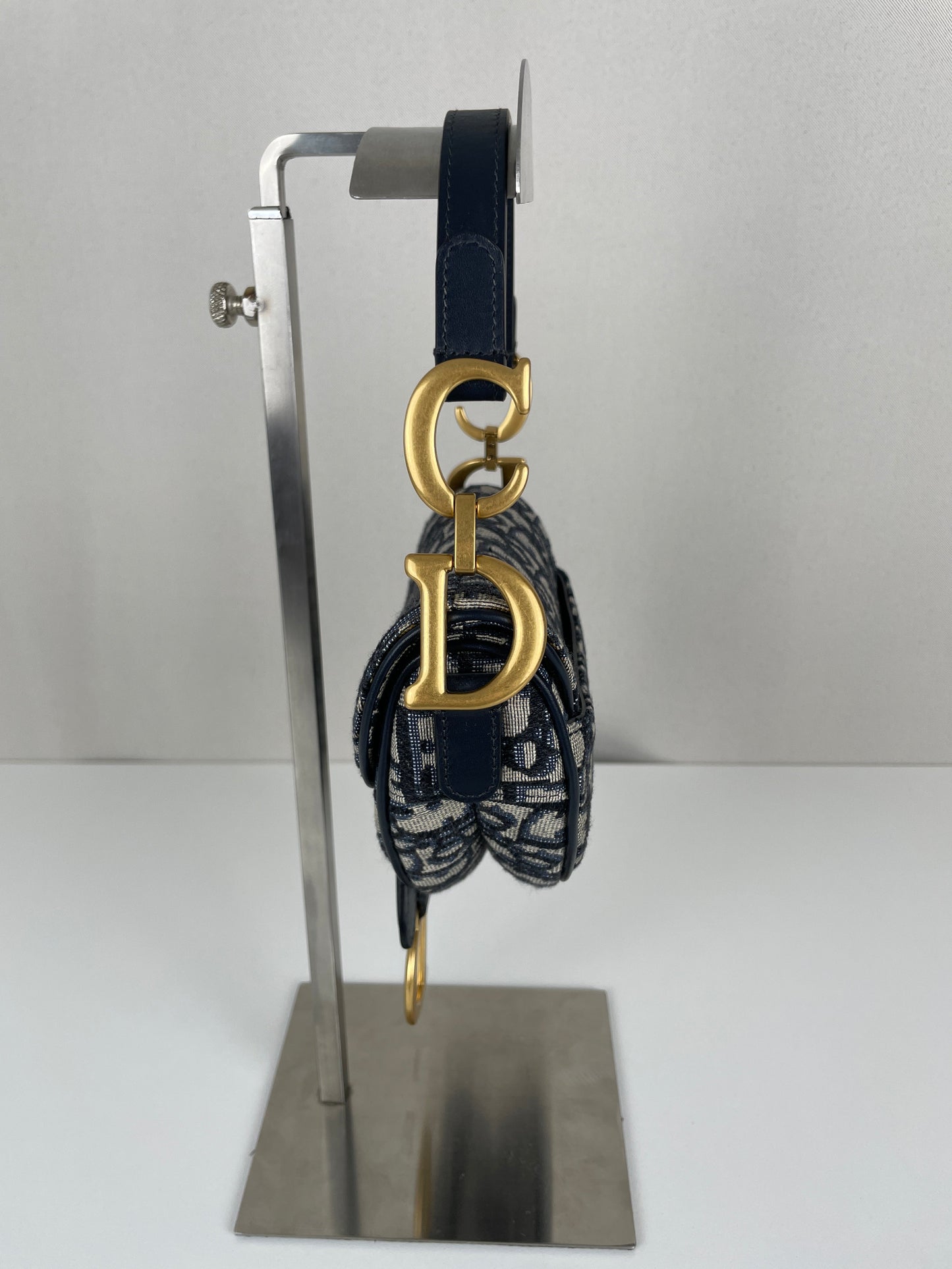 Mini Saddle Dior oblique blue