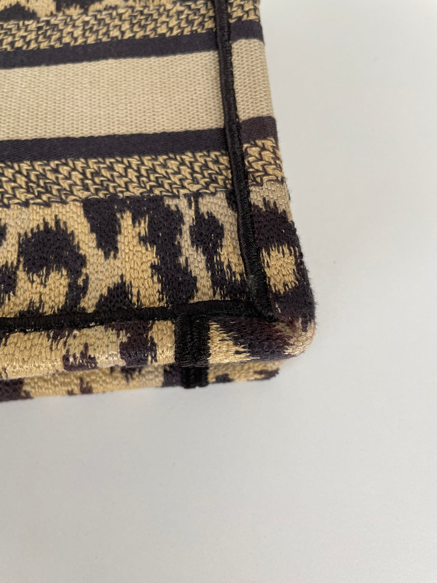 Mini Dior Book Tote leopard print bag
