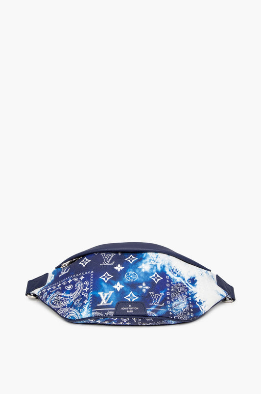 Louis Vuitton Blue Bandana Discovery Bum Bag PM