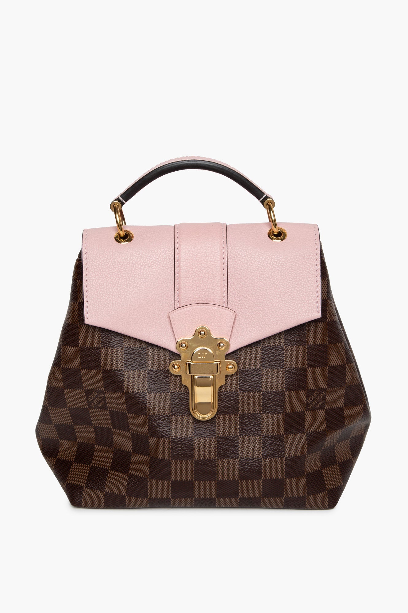 Louis Vuitton Damier Ebene Magnolia Leather Clapton Convertible Backpack