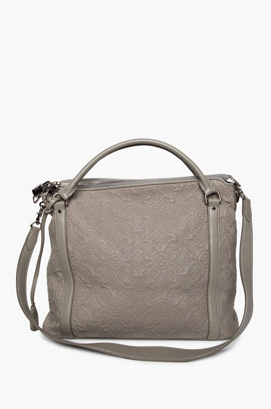 Louis Vuitton Gris Lambskin Tasche Antheia Ixia MM Bag