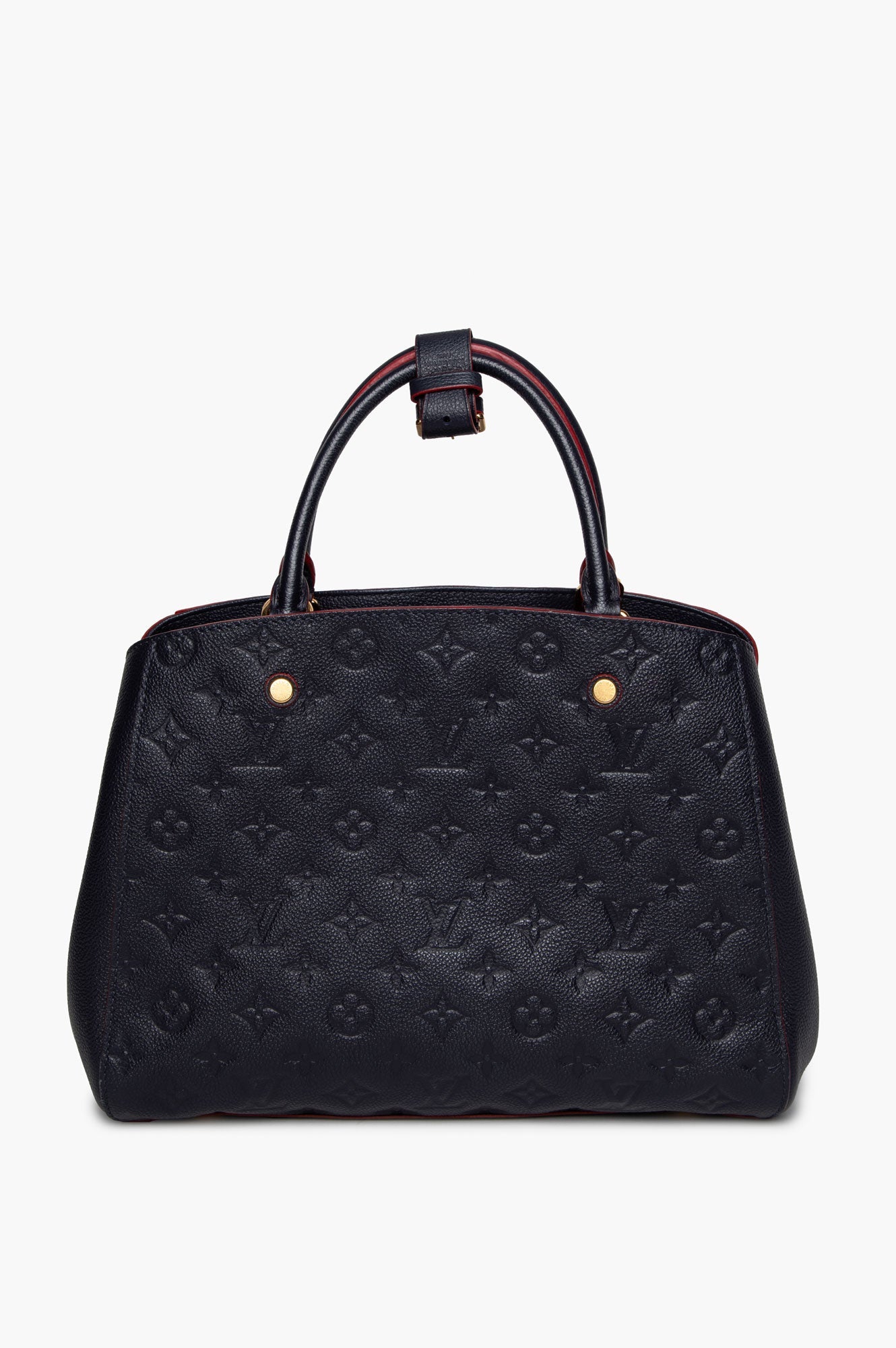 Louis Vuitton Marine Rouge Monogram Empreinte Montaigne MM