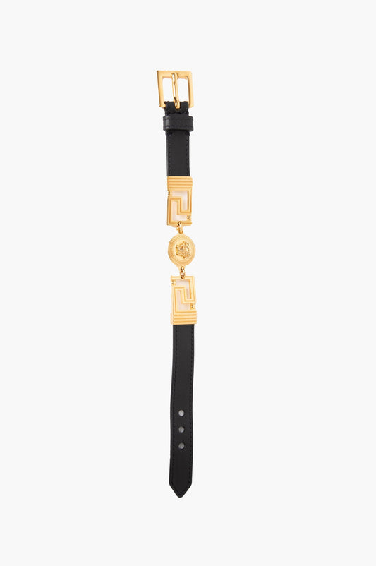 Versace Gold and Black Medusa Bracelet