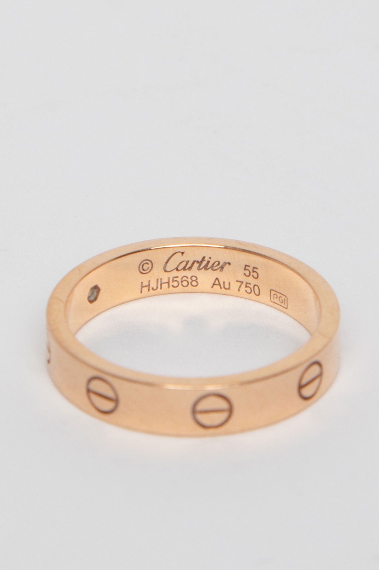 Cartier Love Ring With 1 Diamond Size 7.25