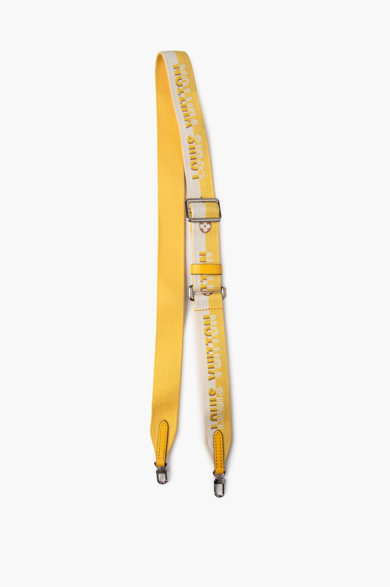 Louis Vuitton Yellow Epi Sac Plat Petit with Strap