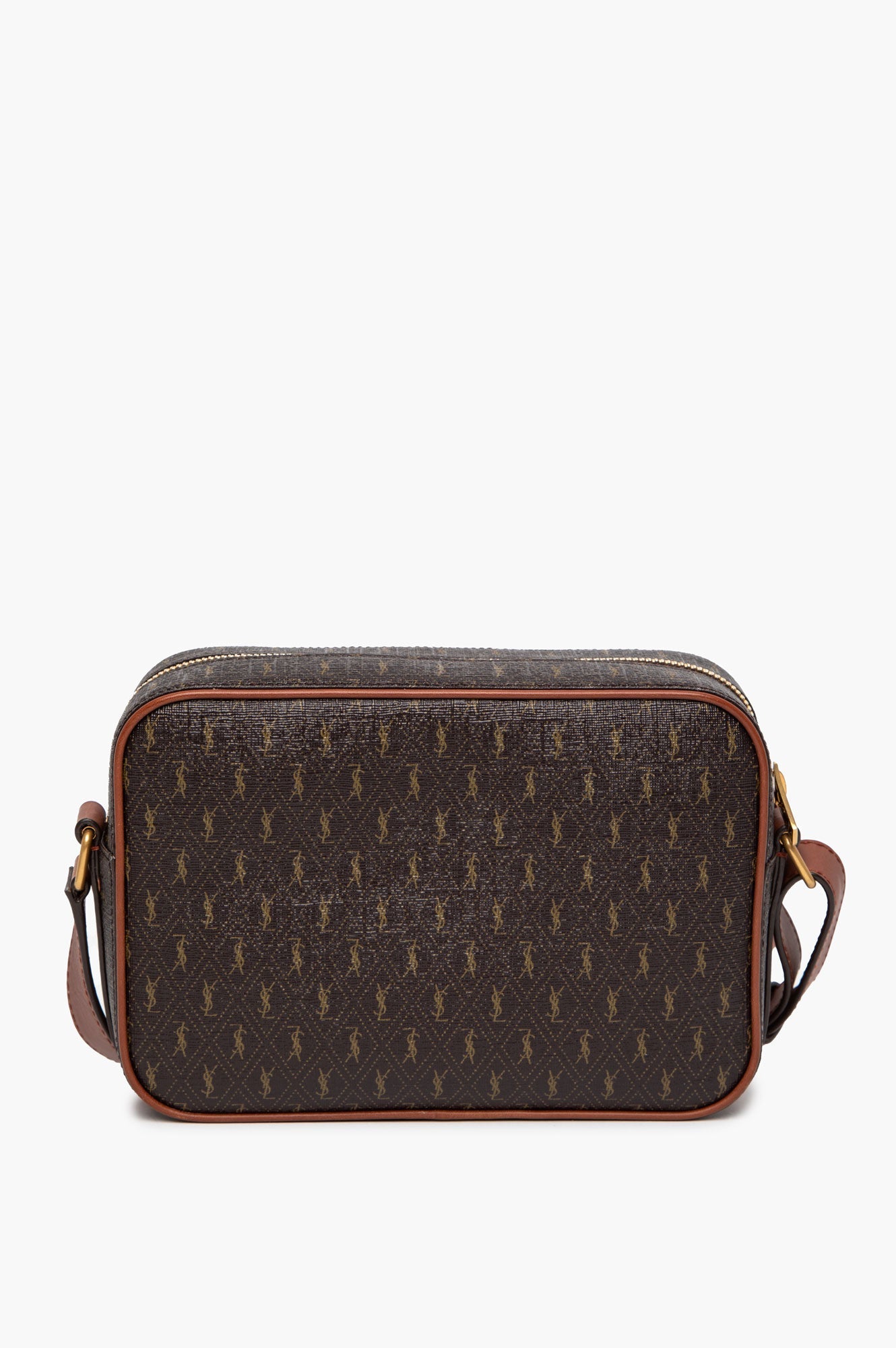 Saint Laurent Le Monogramme Coated Canvas Camera Bag