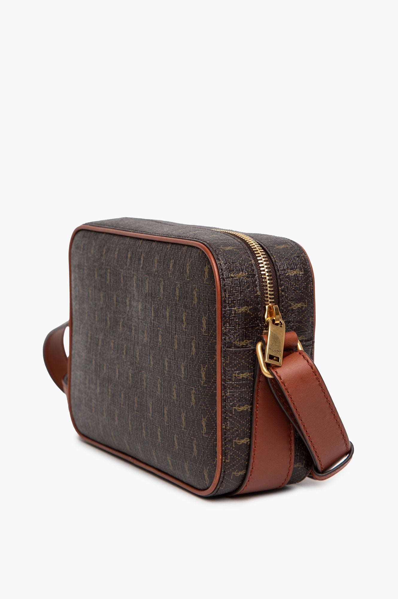 Saint Laurent Le Monogramme Coated Canvas Camera Bag