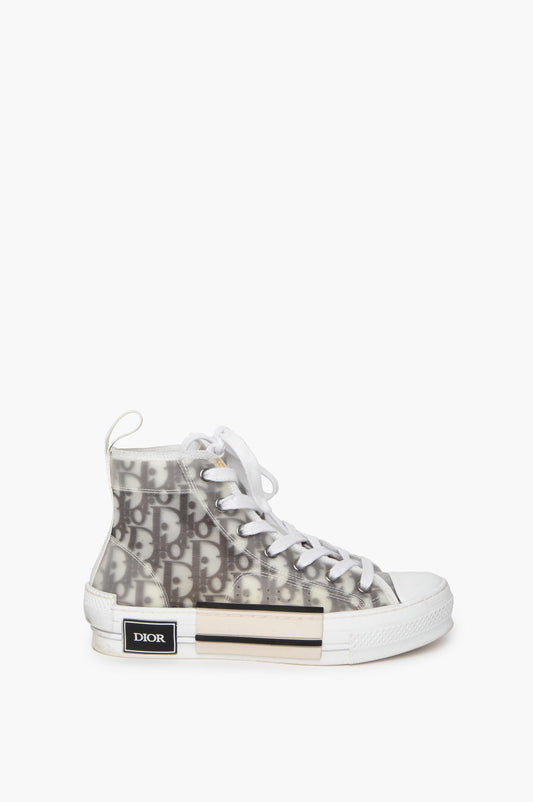Christian Dior Oblique High-Top Sneaker Size 36