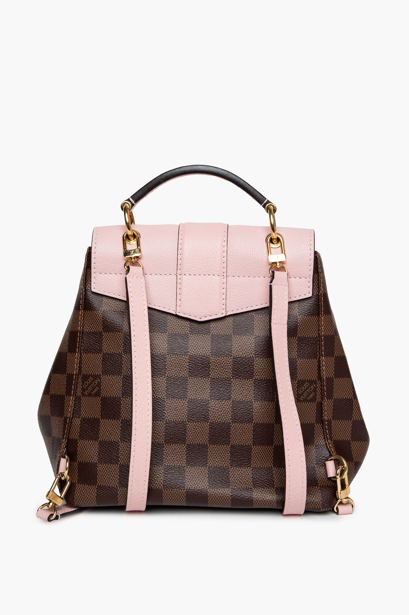 Louis Vuitton Damier Ebene Magnolia Leather Clapton Convertible Backpack