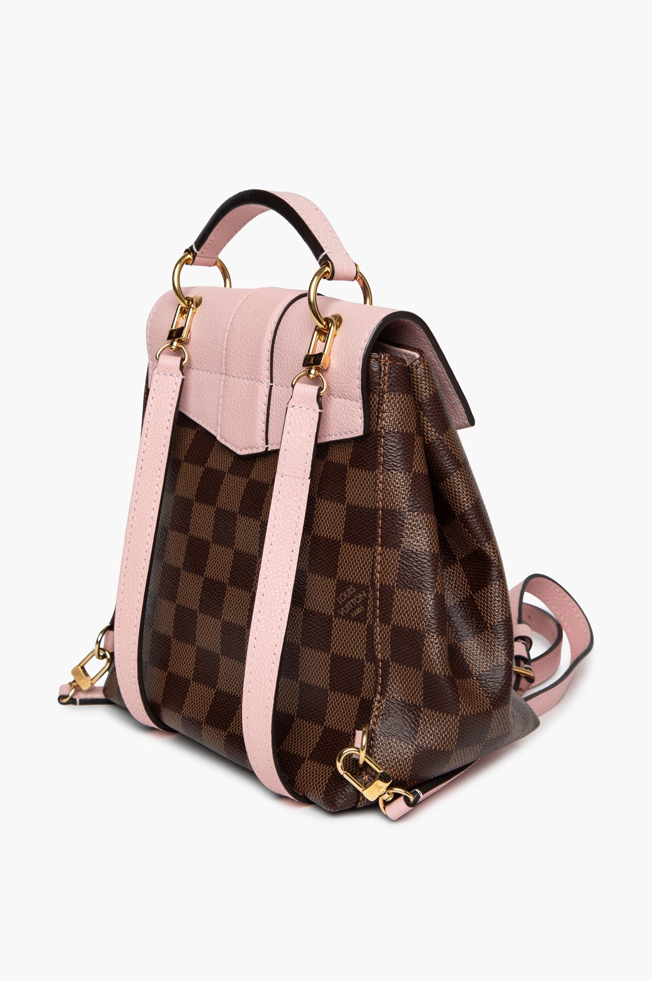 Louis Vuitton Damier Ebene Magnolia Leather Clapton Convertible Backpack