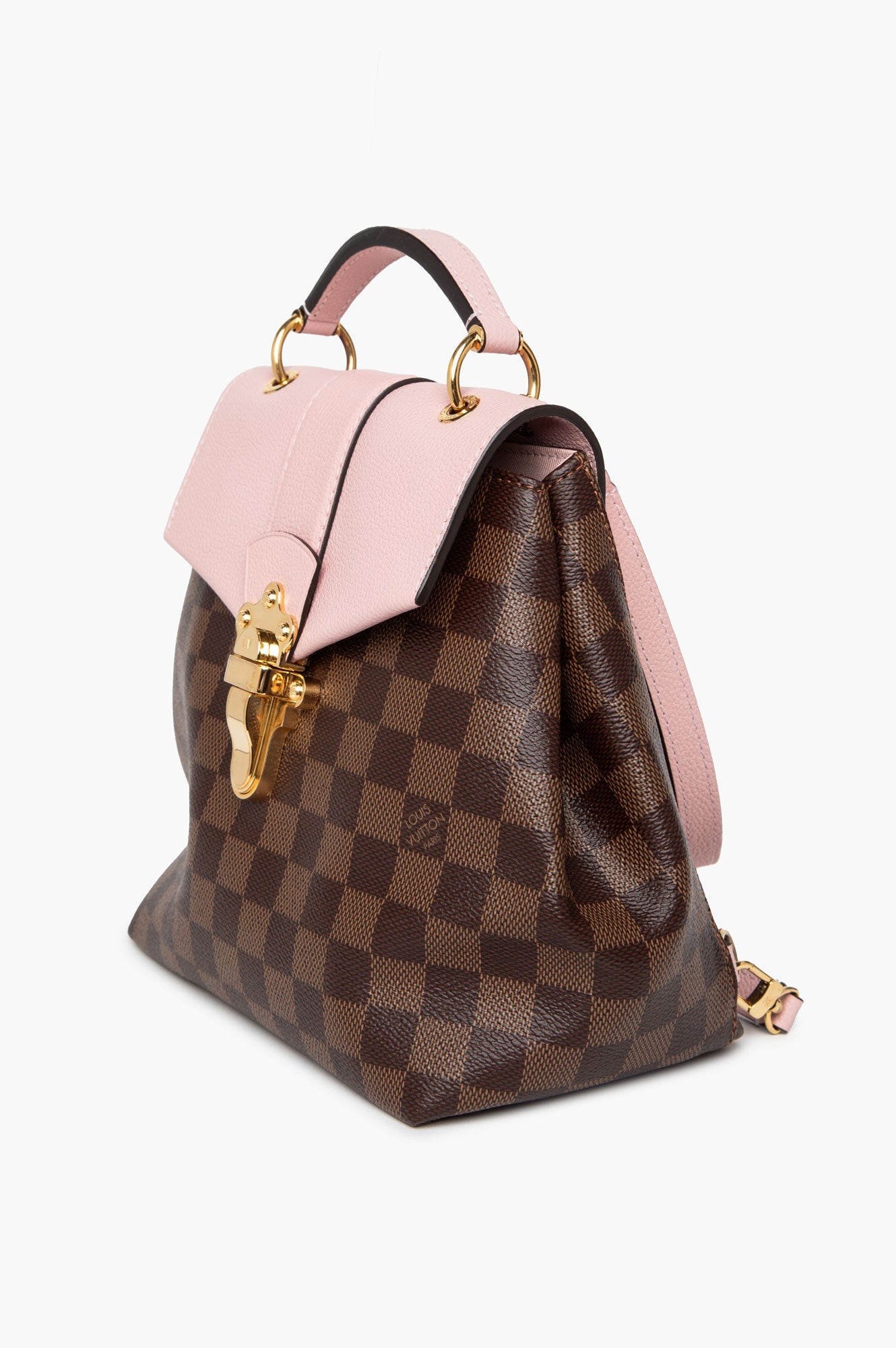 Louis Vuitton Damier Ebene Magnolia Leather Clapton Convertible Backpack
