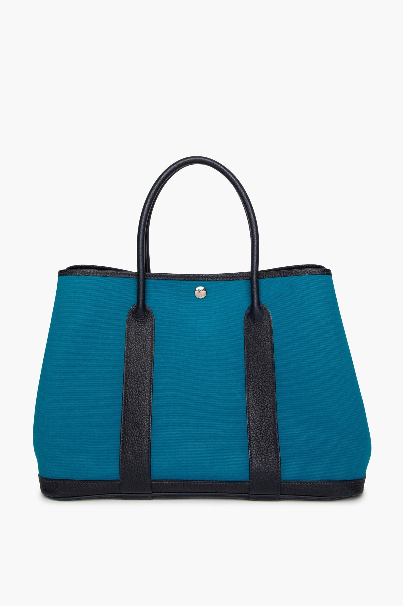 Hermès 2013 Bleu Izmir Toile/Negonda Bleu Garden Party 36