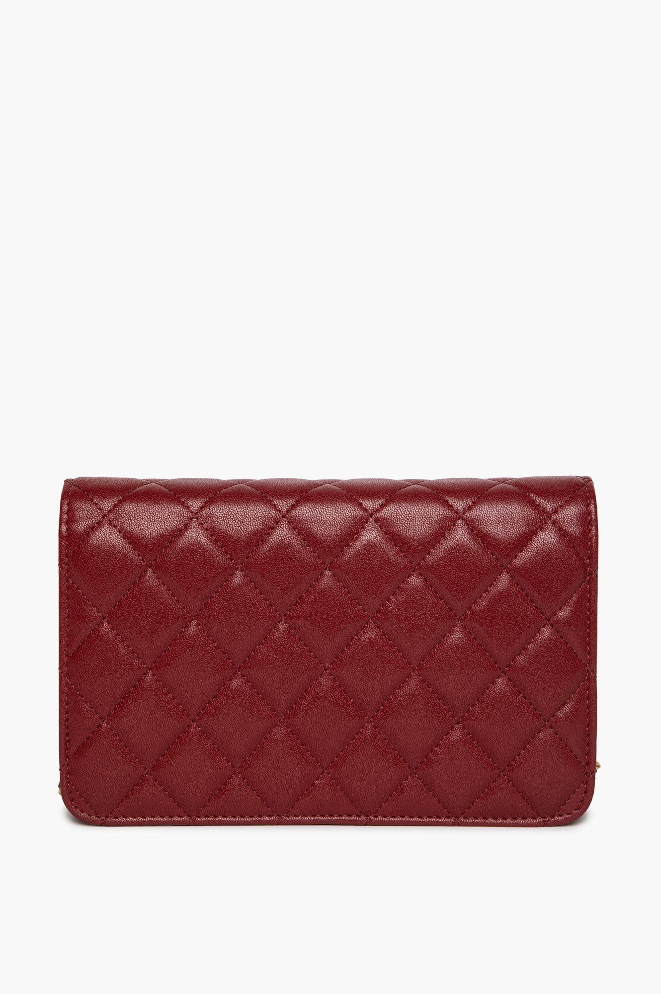 Chanel Quilted Burgundy Lambskin Infinity WOC