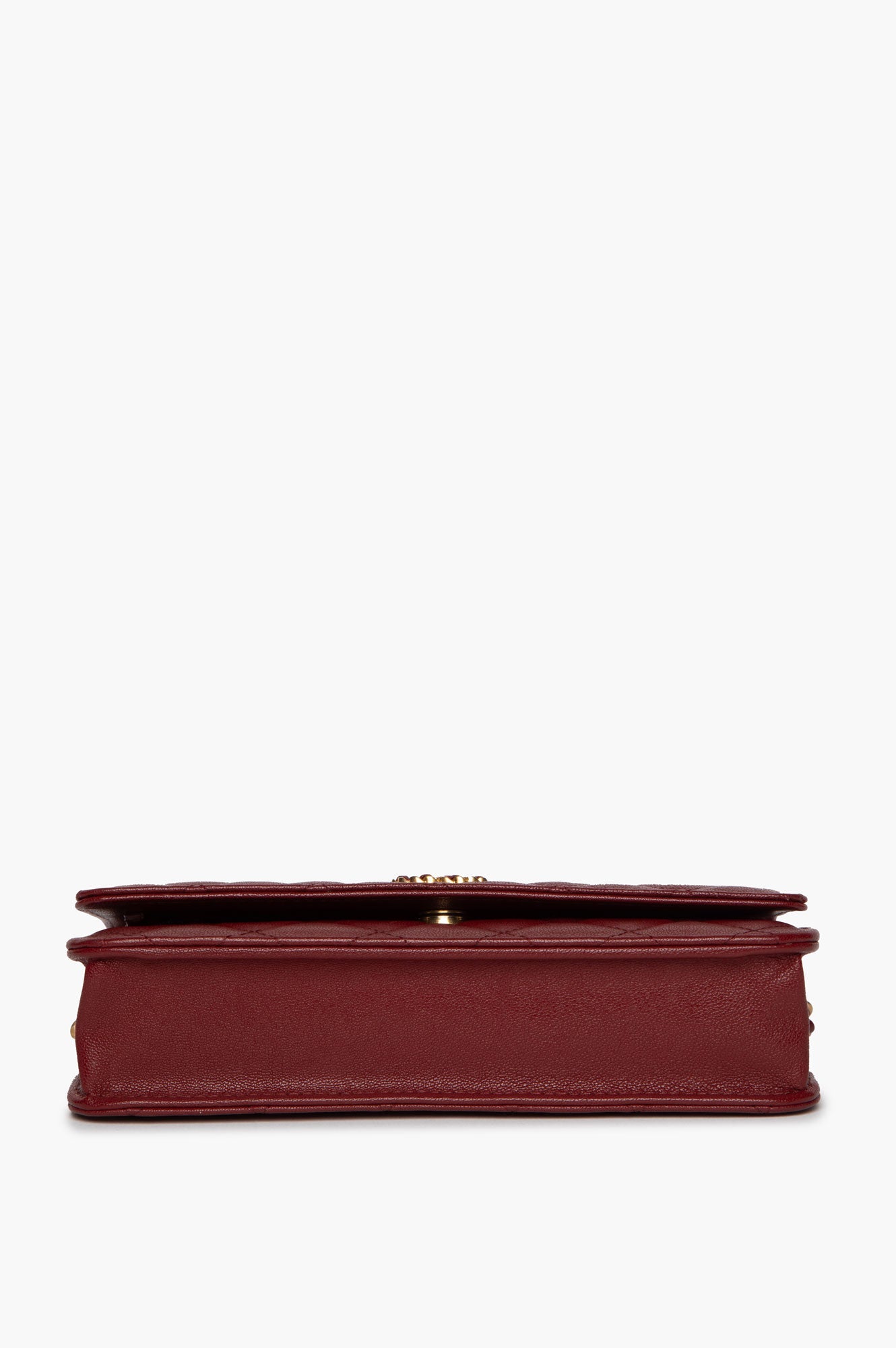 Chanel Quilted Burgundy Lambskin Infinity WOC