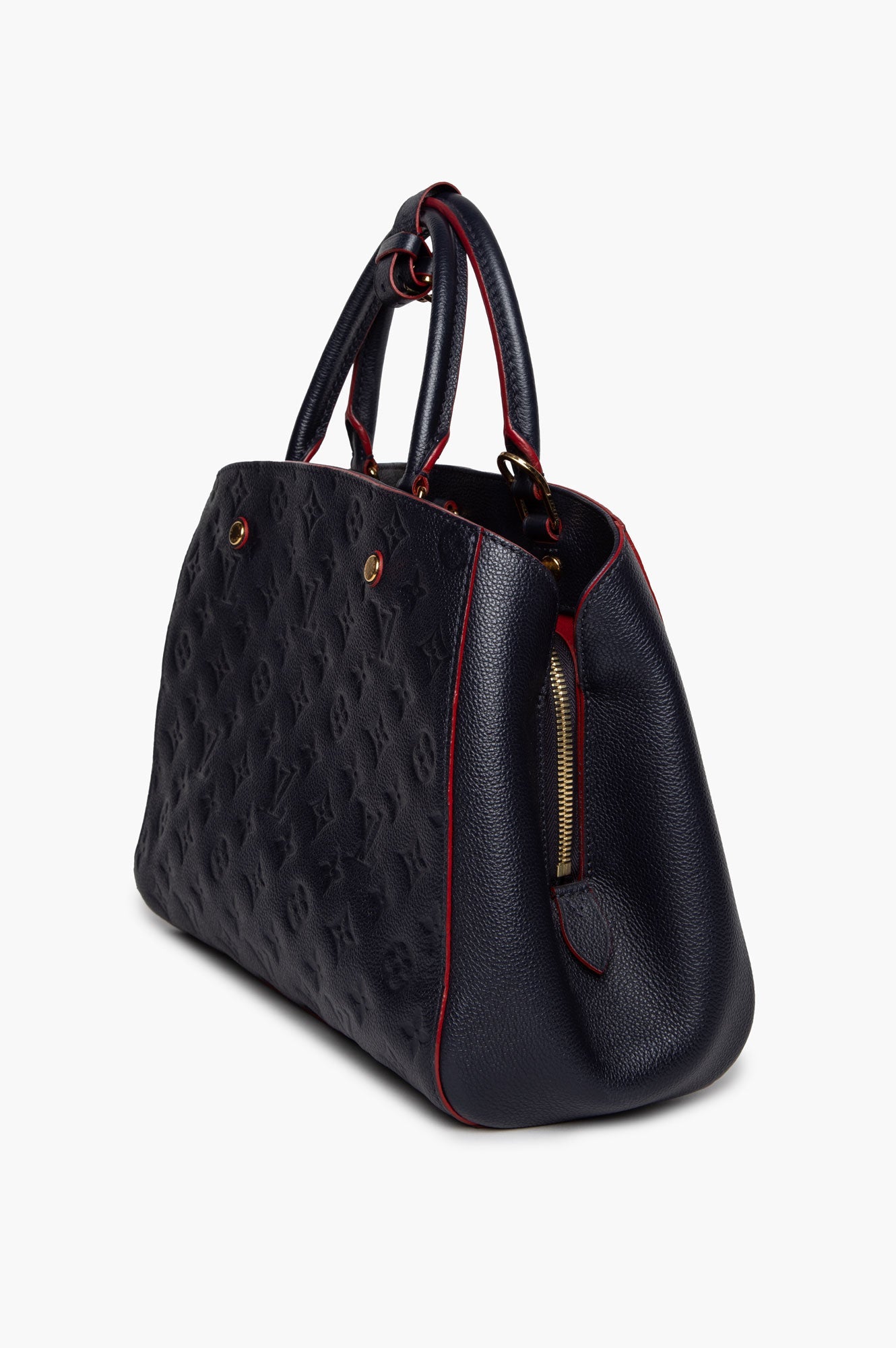 Louis Vuitton Marine Rouge Monogram Empreinte Montaigne MM