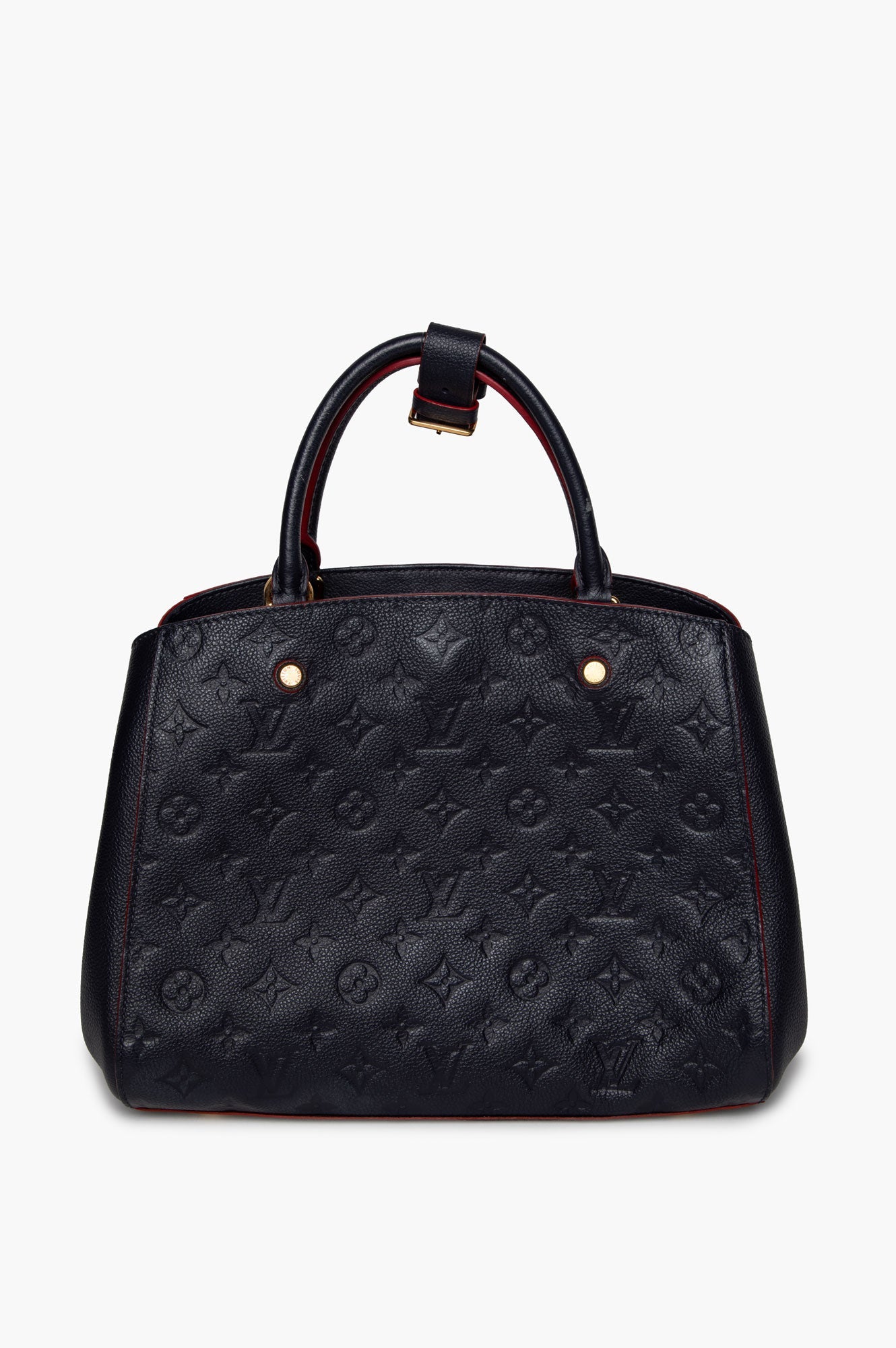 Louis Vuitton Marine Rouge Monogram Empreinte Montaigne MM