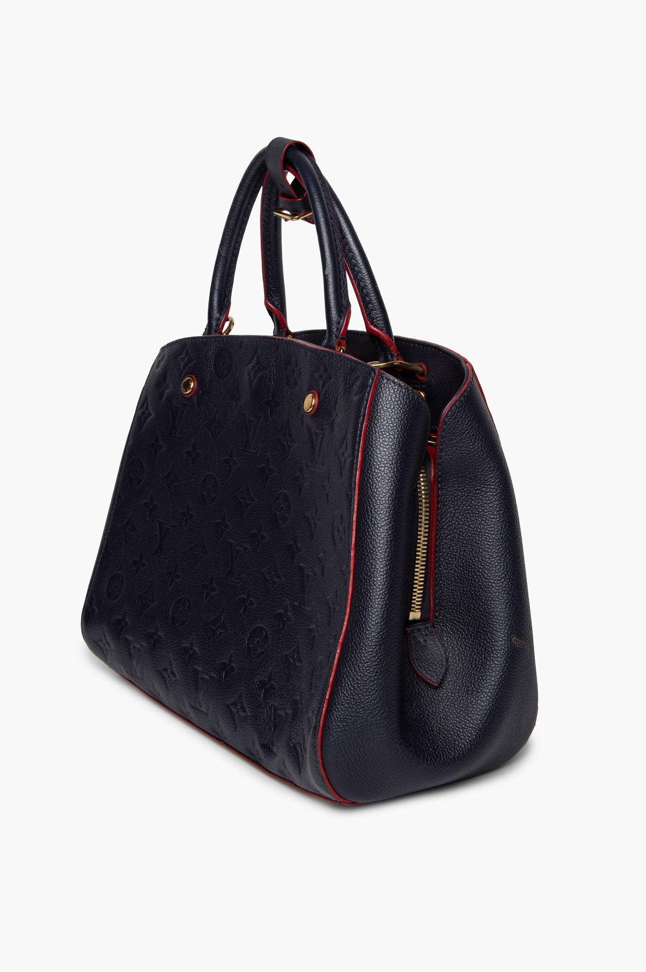 Louis Vuitton Marine Rouge Monogram Empreinte Montaigne MM