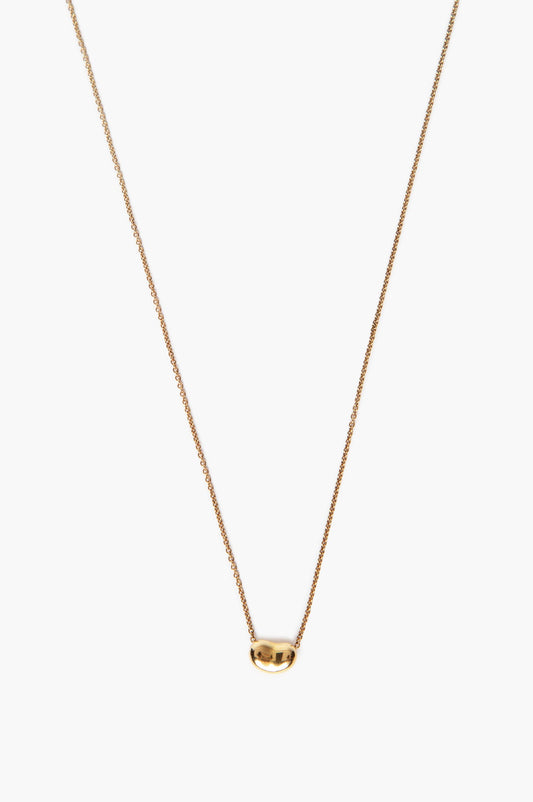 Tiffany & Co. Elsa Peretti 18k Gold Bean Design Pendant Necklace