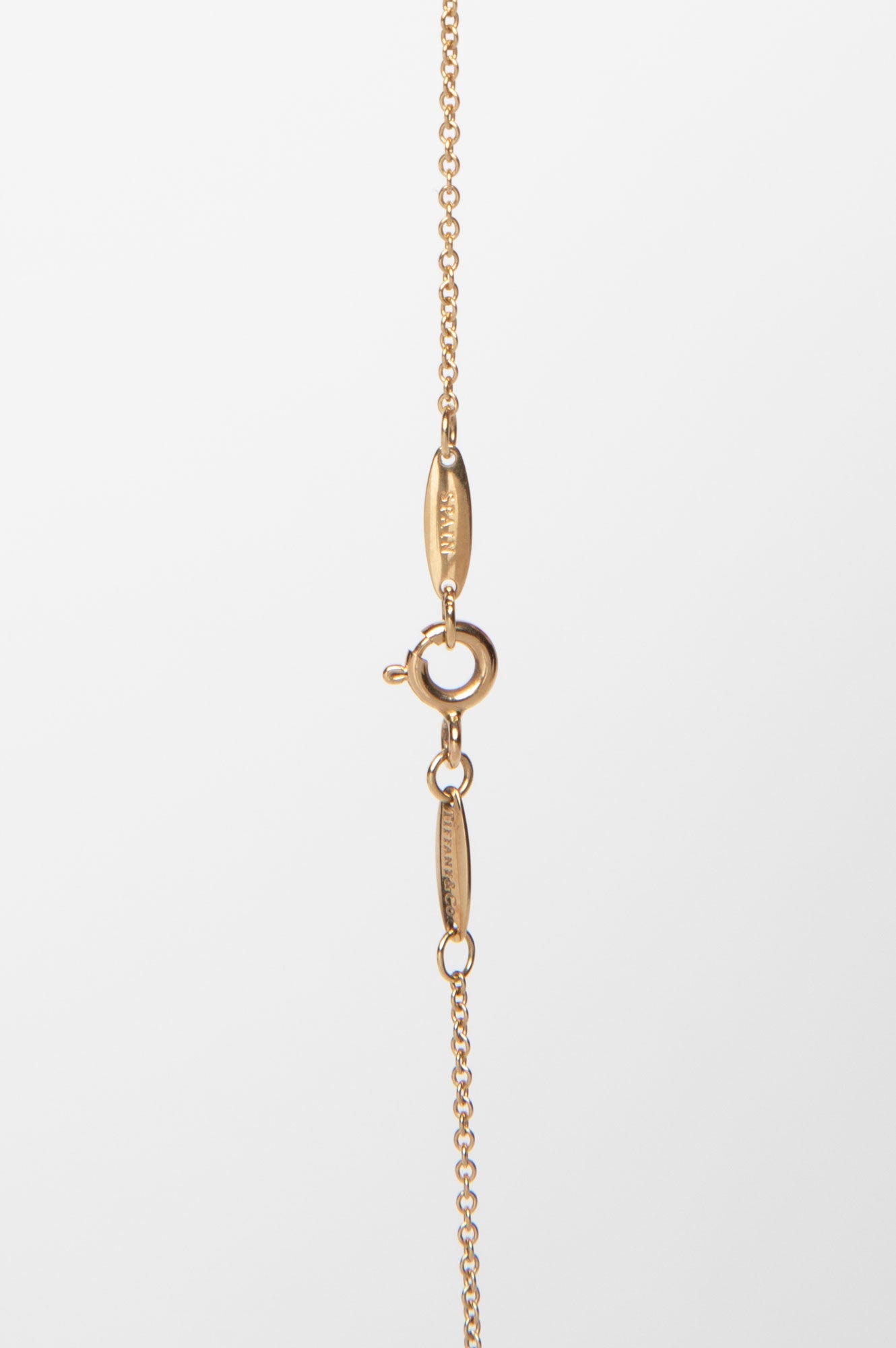 Tiffany & Co. Elsa Peretti 18k Gold Bean Design Pendant Necklace
